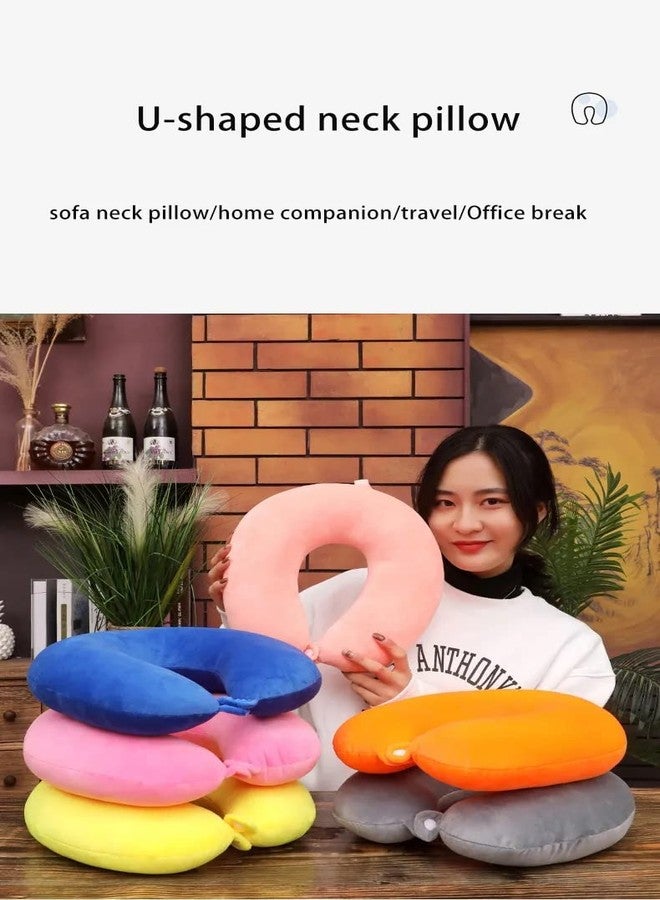 Aeoss U-Shaped Pillows Pillow Slow Recovery Pillow Travel Airplane Sleep Office Cushion Neck Health Care Body Pillows - Image 2